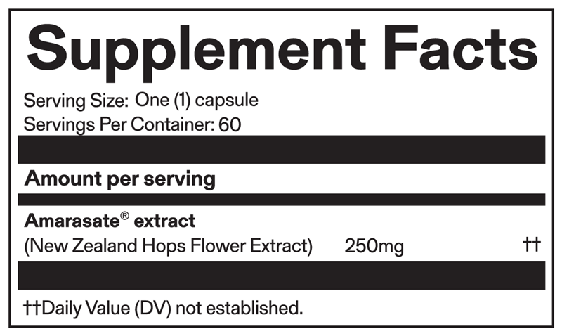 Calocurb Clinical Starter supplement facts image